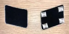 旧ドイツ軍　襟章　少佐　レプリカ未使用品