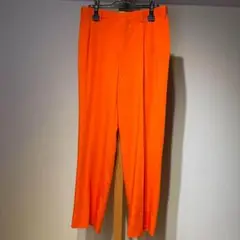 【値下げ】メンズ パンツ スラックス オレンジ ビビッド