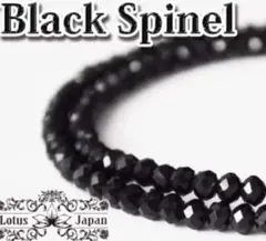 ブラックスピネル　ネックレス　新品