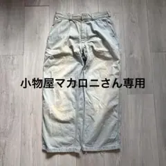 ライトブルー　バギーデニム　バギーパンツ　y2k ノームコア　シティーボーイ