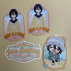 ゆるキャン△3 ダイカットステッカーセット斎藤恵那 さいとうえな