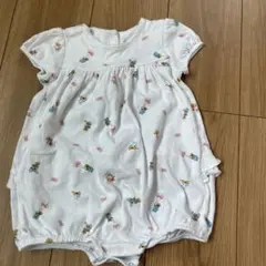 美品♡Ralph Lauren 24M 花柄ロンパース　半袖