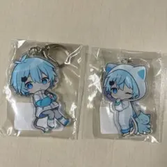 そらねこ　アクリルキーホルダー 2個セット