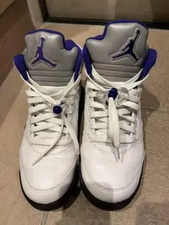 Air Jordan 5 ホワイト/パープル