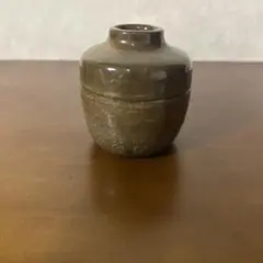 【未使用】ブラウン陶器　一輪挿し