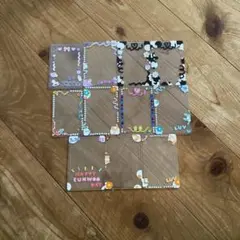 ハンドメイド透明カードセット