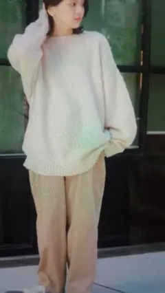 ウィゴー コーデュロイワイドパンツ S BE