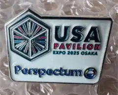 USA アメリカ館　Perspectum EXPO 2025 ピンバッジ　ピンズ