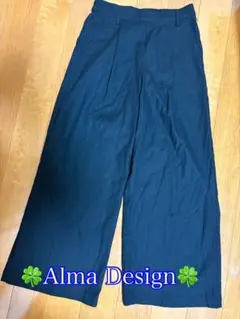 Alma Design ブラックパンツ