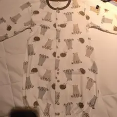 最安値300円※美品※2way※クマとハリネズミ柄ロンパース