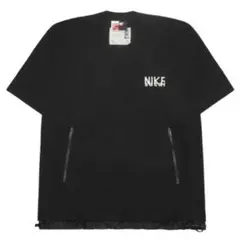 Nike x sacai Short Sleeve Top 黒 サカイ L