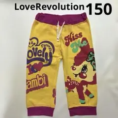 ラブレボLoveRevolutionリボン☆バンビ☆ハーフパンツ150