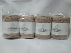 毛糸 Zakka ストアーズ　コットンベビー限定色214 ４個セット