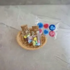 フェイクスイーツ　　ハートマカロン　クッキー　ミニチュア　ハンドメイド