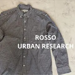 ROSSO URBANRESEARCH ギンガムチェックシャツ　長袖シャツ　M