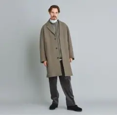 【美品】Steven Alan　ダブルブレスト　チェスターコート　ロング丈 Steven Alan（スティーブンアラン）｜チェスターコート一覧 - WEAR
