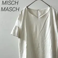 MISCH MASCH カットソー Ｖネック サイドスリット 袖シースルー
