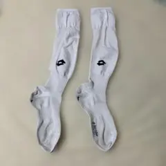 Lotto ホワイト ラグビーストッキング 25-27cm