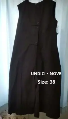 ウンディッチ・ノーベ 　濃グレーオールインワン UNDICI・NOVE