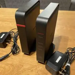 バッファロー ルーター2台セット（無線LAN＋中継器としても使用可）