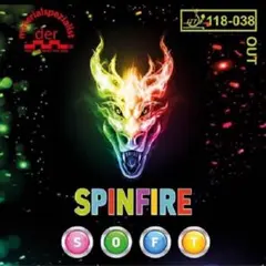 卓球 表 ラバー SPINFIRE スピンファイア　カラー　紫　2.00mm