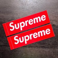 supreme ステッカー 2枚セット 公式
