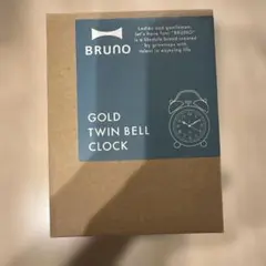 BRUNO ゴールド ツインベル時計