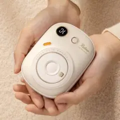 これで冬も安心⭐️充電式カイロ⭐️電気カイロ 3段階温度調節可能 ホワイト系