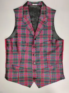 【美品】コムデギャルソン オム ドゥ　ニット ベスト　パッチワーク　ツギハギ　L 2025年最新】COMME des GARCONS HOMME DEUX メンズ ベストの人気