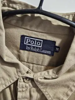 8/30まで☆Polo by Ralph Lauren ベージュ 長袖シャツ M