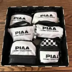 PIAA チェッカーフラッグミニチュアポーチ 6個セット