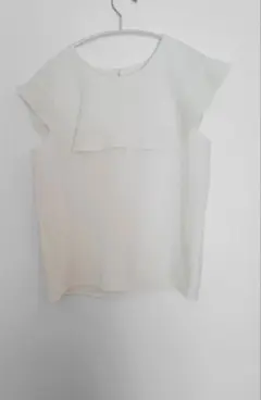 美品　GOUTCOMMUN　ビックカラー　ノースリーブ　ブラウス