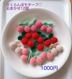 さくらんぼモチーフ♡おまかせ12個