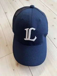 ライオンズ　ネイビー メッシュキャップ