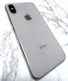 極美品 iPhone10 シルバー MQC22J/A