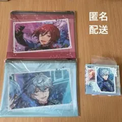 プロセカ×あんスタ　セガラッキーくじ　クリアポーチ　ラバーキーホルダー
