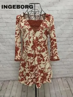 インゲボルグ チュニック 花柄 M