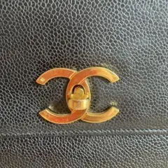 CHANEL ココマーク レザー ビジネスバック