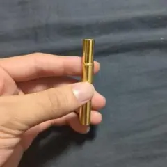 筒 金属製ゴールド収納チューブ