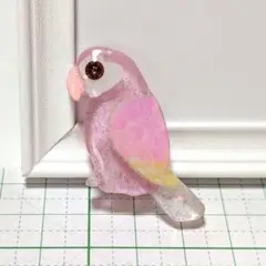 アキクサインコ　レジンヘアゴム　カラーのみ