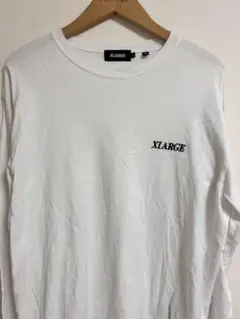 XLARGE ホワイト 長袖カットソー