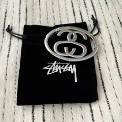 Stüssy メタルロゴ キーホルダー