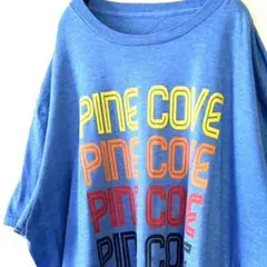 ビンテージPINE COVE Tシャツ ブルー 青 古着