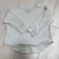 マーキーズ ワッフル生地 長袖 LSP 白