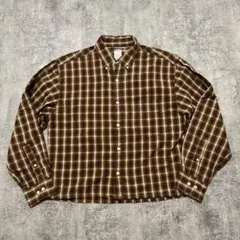 OLD 短丈　ショート丈　チェックシャツ　cityboy 古着　ボックス