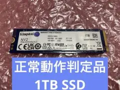 正常動作品Kingston SNV2 1TB SSD M.2 PCIe 4.0
