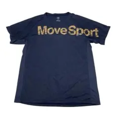 【A3697】DESCENTE/半袖/Tシャツ/ネイビー/サイズ0
