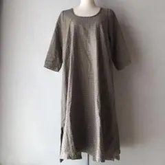 KAPITAL キャピタル 千鳥格子 ロングワンピース 1