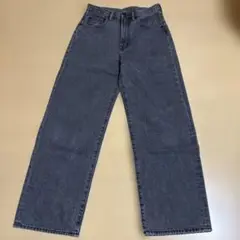 【送料無料】 GU ジーユー デニムパンツ ジーンズ パンツ グレー 28