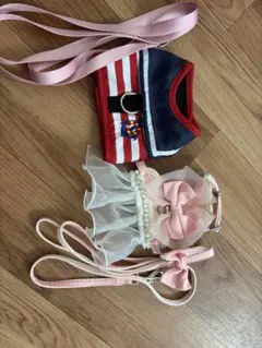 犬用セーラー風ハーネスとリードセット
